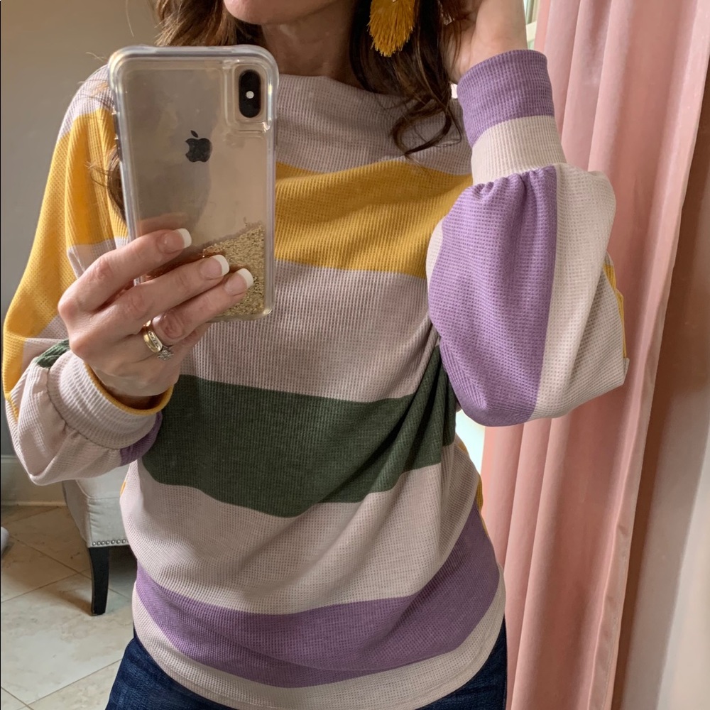 Mardi Gars and/or Spring long sleeve shirt